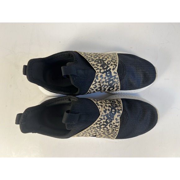 ADIDAS Sneakers Size 7 Leopard Cloudfoam Slip On Puremotion Adapt Comfort - Picture 7 of 10